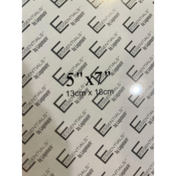 Essentials By Logomark Silver Plate Picture Frame 5" x 7" With Black Velvet Back - Picture 8 of 8